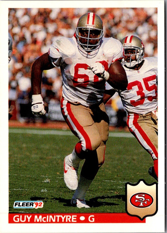 1992 Fleer Guy McIntyre #381