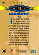 1995 Collector's Choice Player's Club Peter Wallin