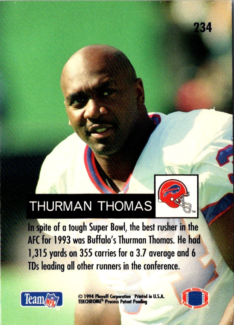 1994 Playoff Thurman Thomas