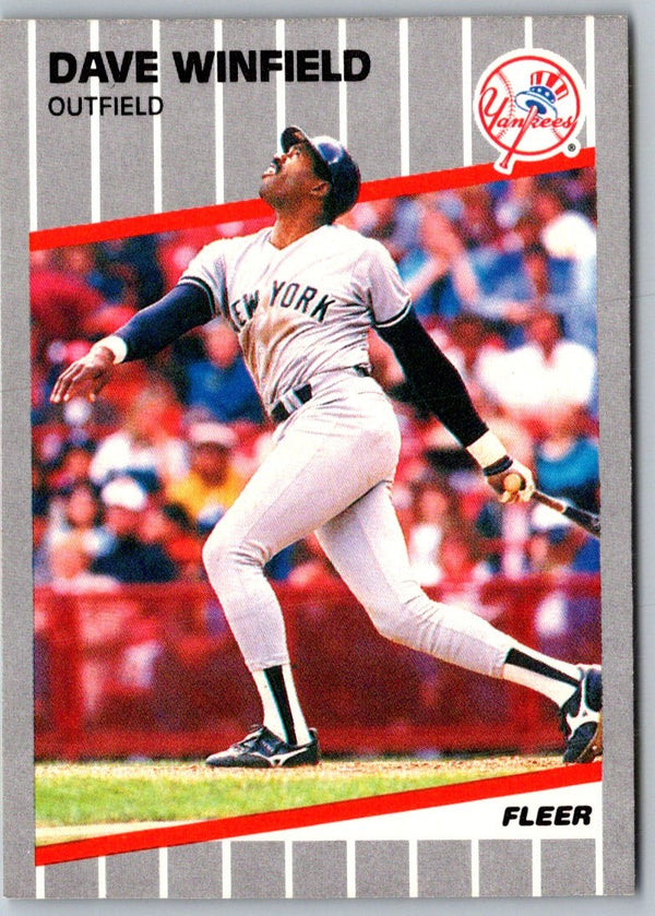 1989 Fleer Dave Winfield #274