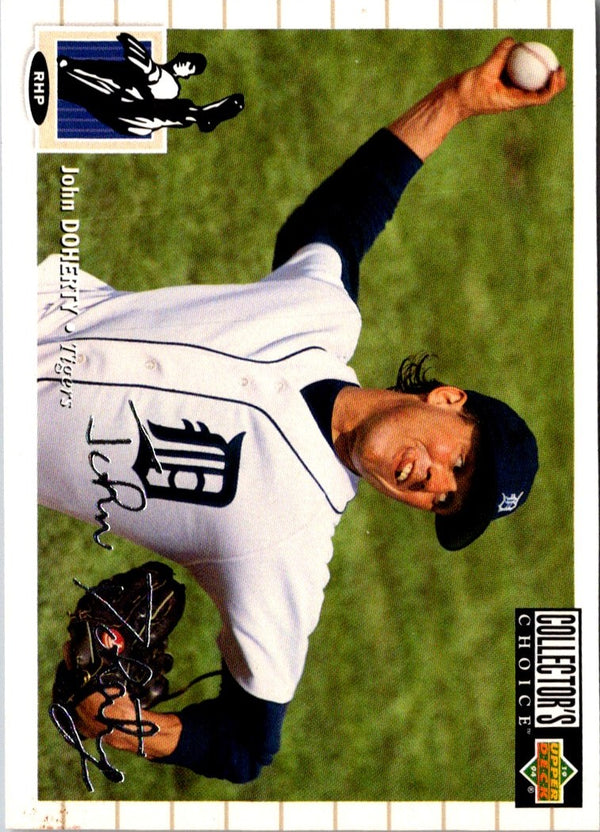 1994 Collector's Choice John Doherty #442 Silver Signature
