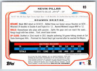 2014 Bowman Kevin Pillar #83