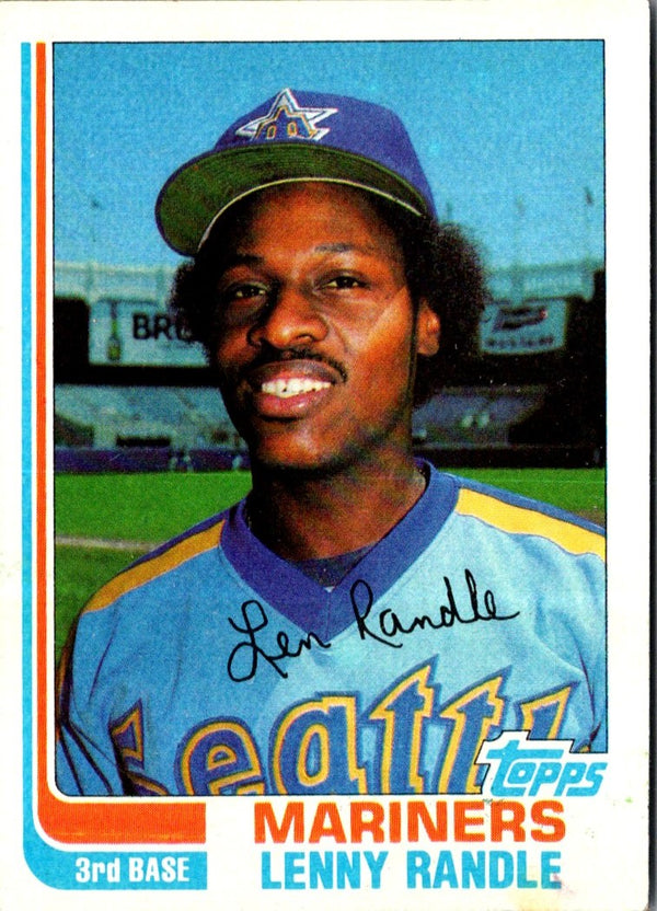 1982 Topps Lenny Randle #312