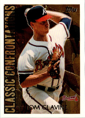 1996 Topps Classic Confrontations Tom Glavine #CC14