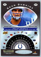 1997 Pinnacle Certified NFL Sean Dawkins #64
