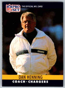 1990 Pro Set Dan Henning