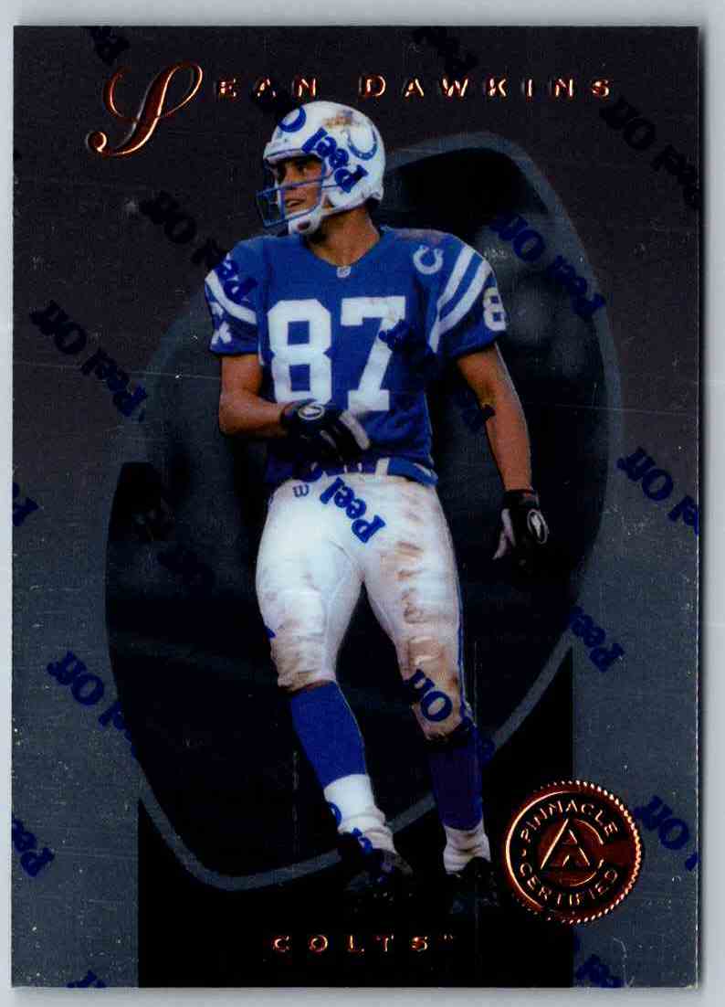 1997 Pinnacle Certified NFL Sean Dawkins