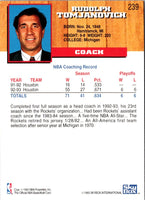 1993 Hoops Rudy Tomjanovich #239