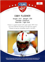 2012 Leaf Young Stars Coby Fleener #21