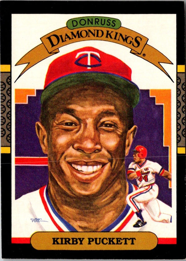 1987 Donruss Super Diamond Kings Kirby Puckett #19