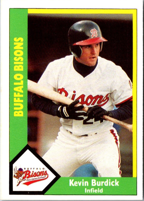 1990 CMC Buffalo Bisons Kevin Burdick #16