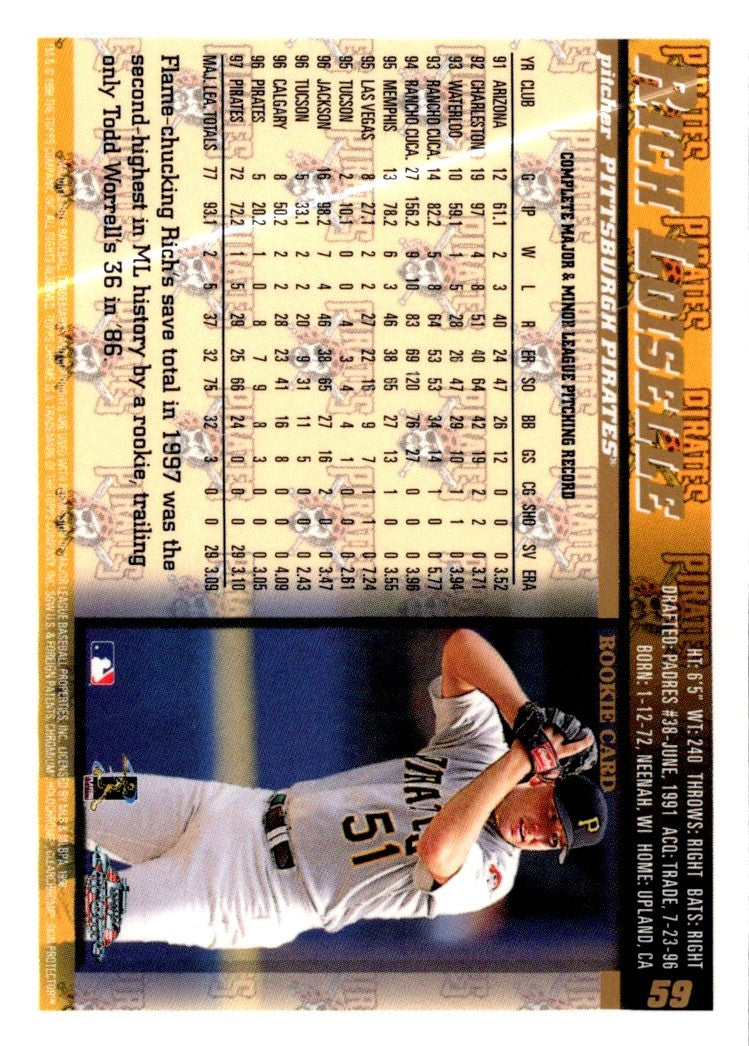 1998 Topps Chrome Rich Loiselle