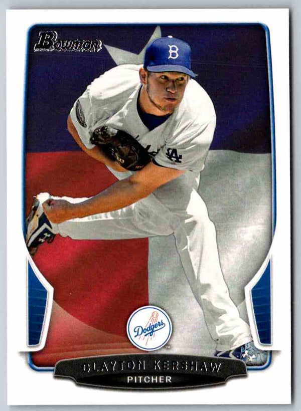 2013 Bowman Clayton Kershaw #91