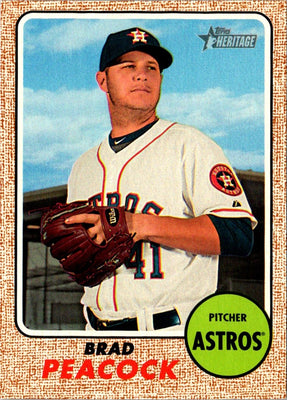 2017 Topps Heritage Brad Peacock #683