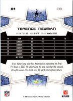 2008 Score Super Bowl XLIII Terence Newman #84