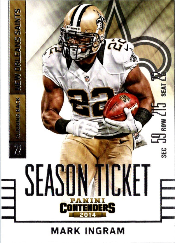 2014 Panini Contenders Mark Ingram #85