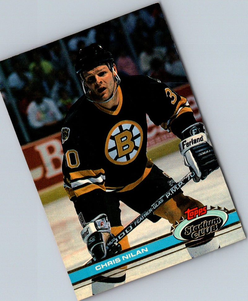 1991 Stadium Club Chris Nilan