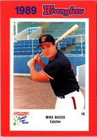 1989 Rock's Dugout Wichita Wranglers Red Border Mike Basso #NNO