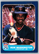 1986 Fleer Ron Washington