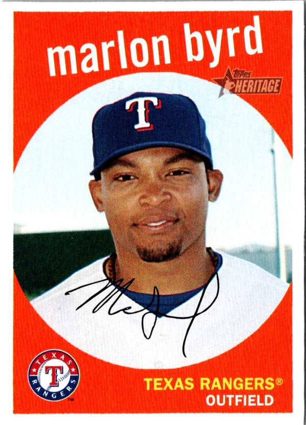 2008 Topps Heritage Marlon Byrd #386