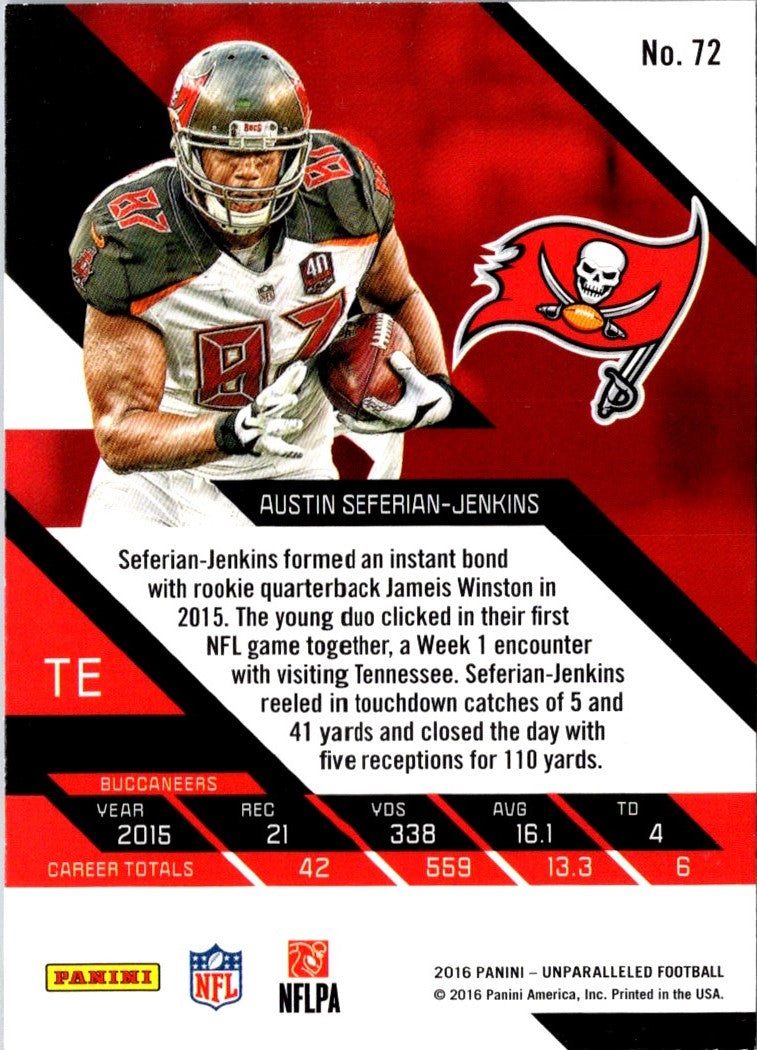 2016 Panini Unparalleled Austin Seferian-Jenkins