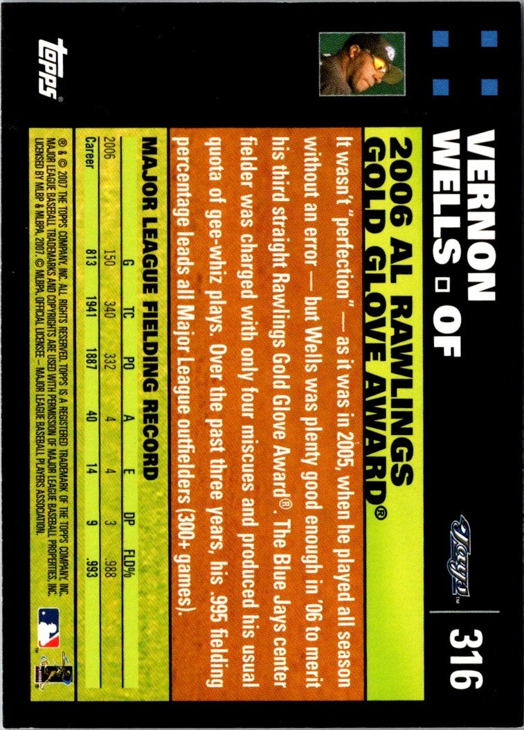 2007 Topps Vernon Wells