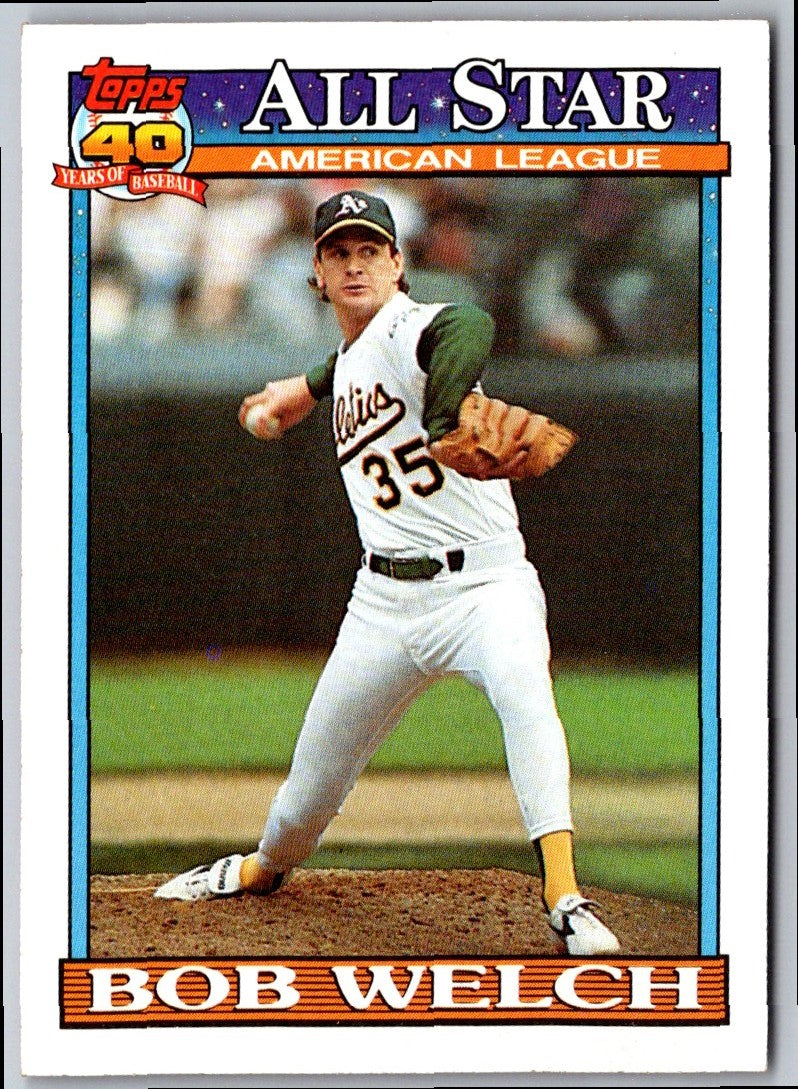 1991 O-Pee-Chee Bob Welch