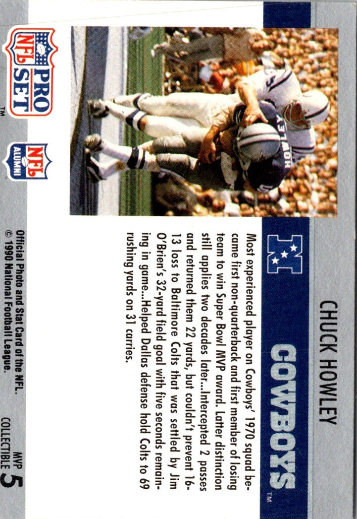1990 Pro Set Super Bowl MVP Collectibles Chuck Howley
