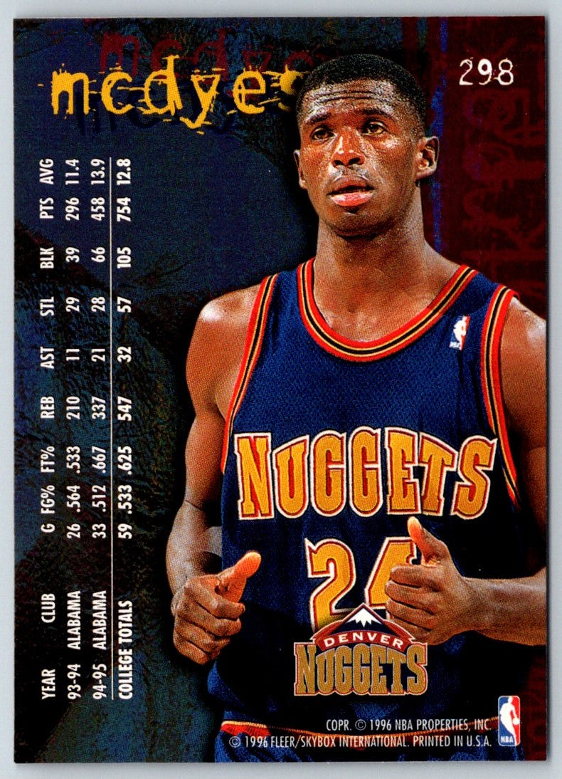 1995 Fleer Antonio McDyess