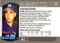 2000 Bowman J.M. Gold #361