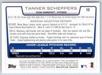 2012 Bowman Tanner Scheppers #13