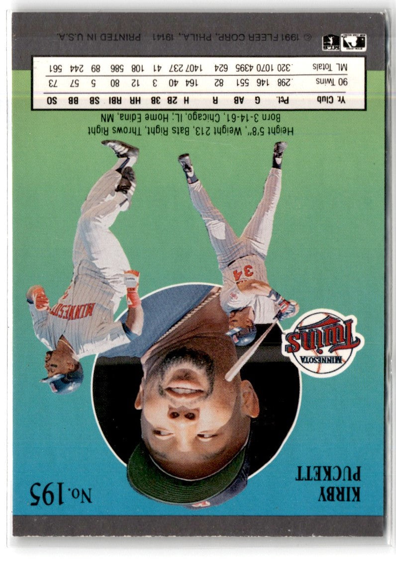 1991 Ultra Kirby Puckett