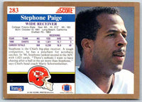 1991 Score Stephone Paige #283