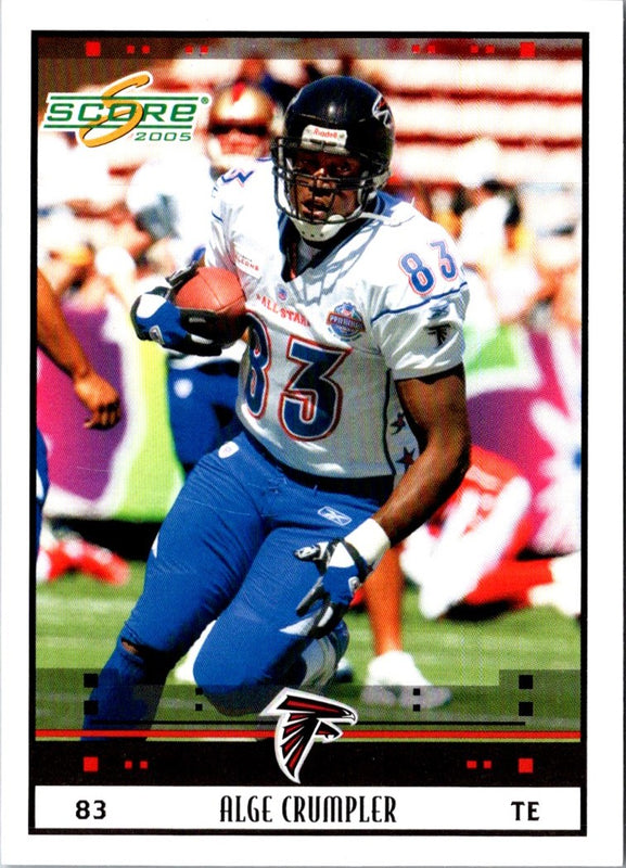2005 Score Alge Crumpler #312