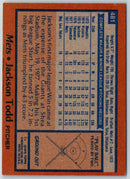 1978 Topps Jackson Todd