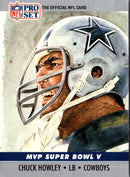 1990 Pro Set Super Bowl MVP Collectibles Chuck Howley