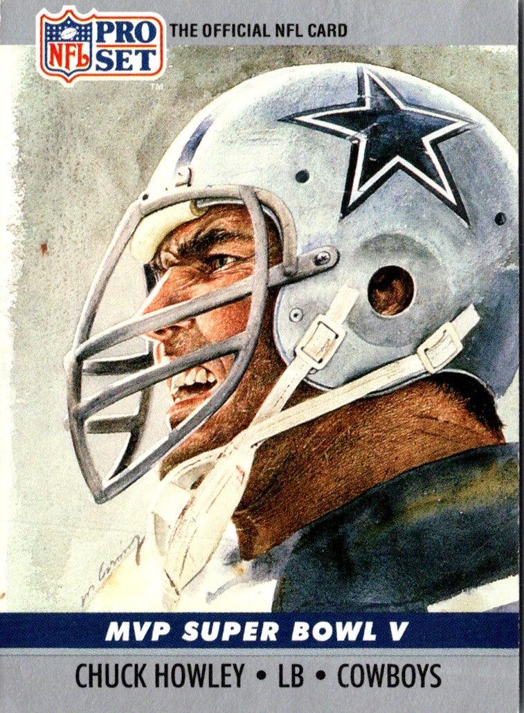 1990 Pro Set Super Bowl MVP Collectibles Chuck Howley