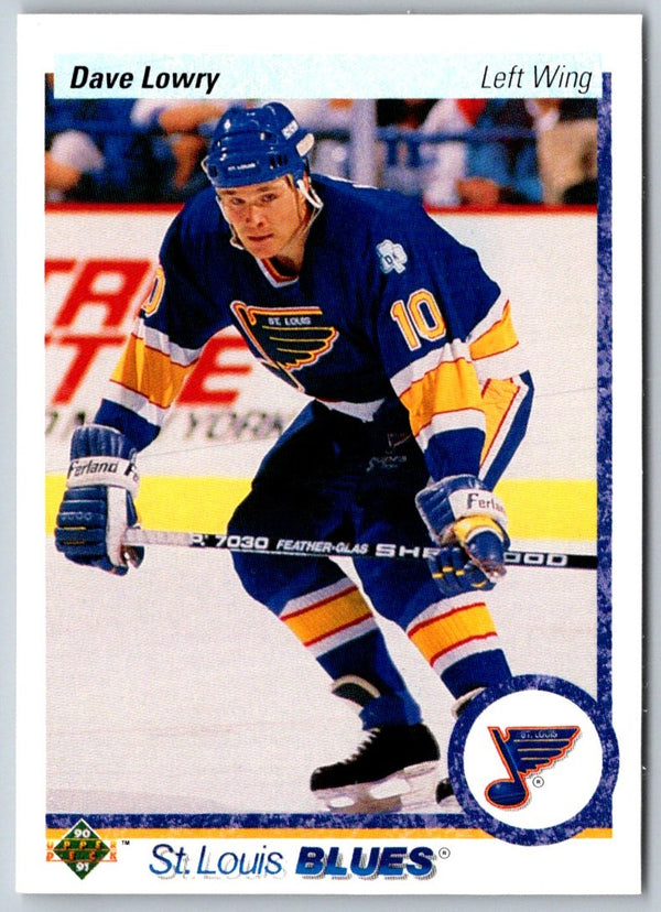 1990 Upper Deck Dave Lowry #349 Rookie