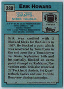 1988 Topps Erik Howard