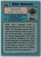 1988 Topps Erik Howard #280