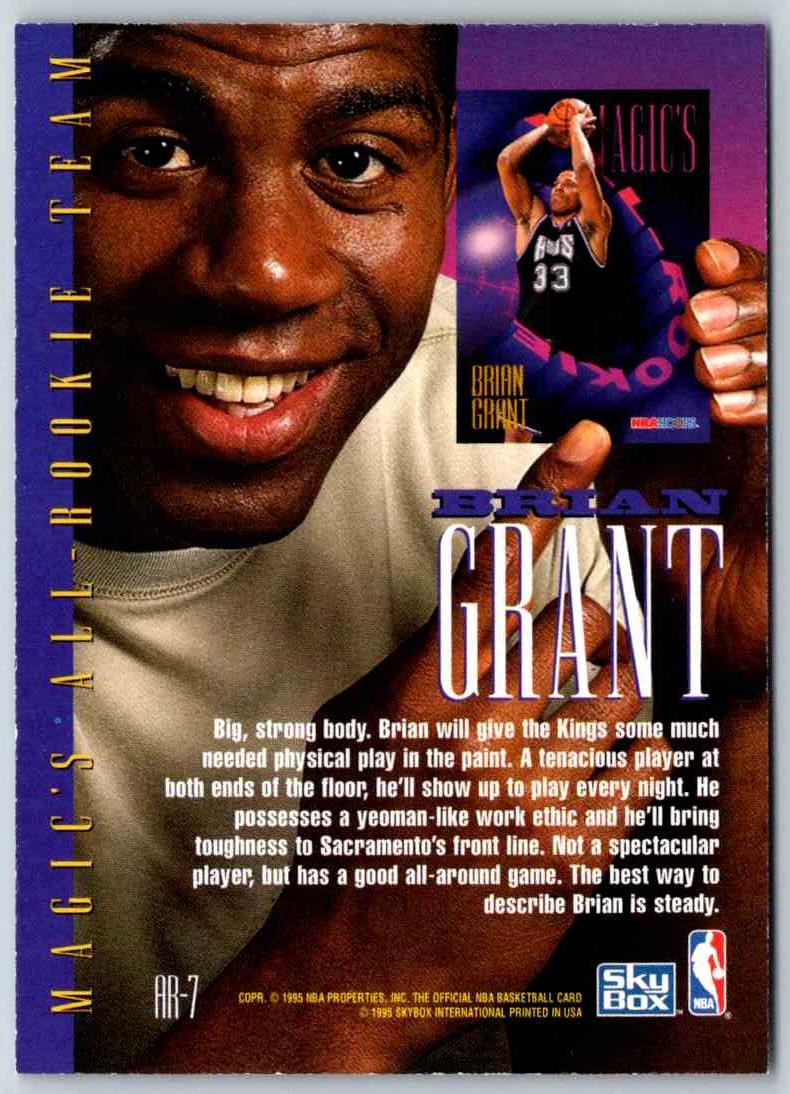 1995 Skybox Brian Grant