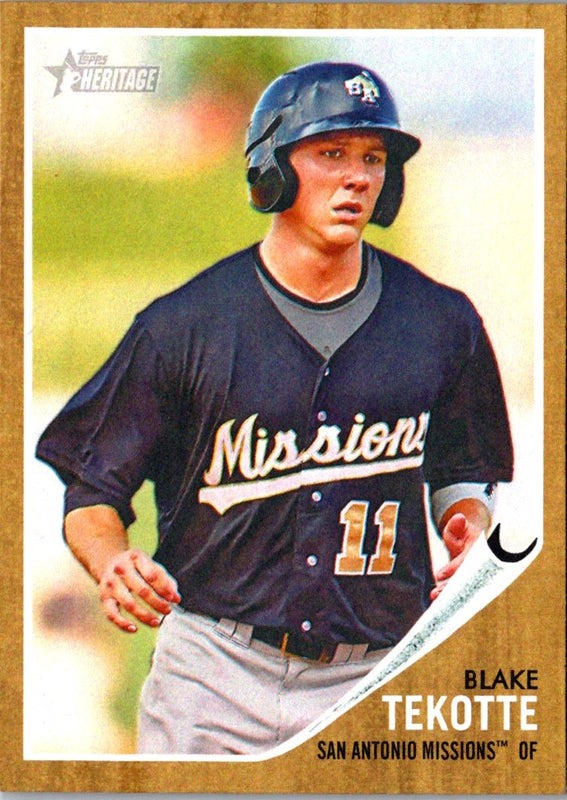 2011 Topps Heritage Minor League Blake Tekotte #20