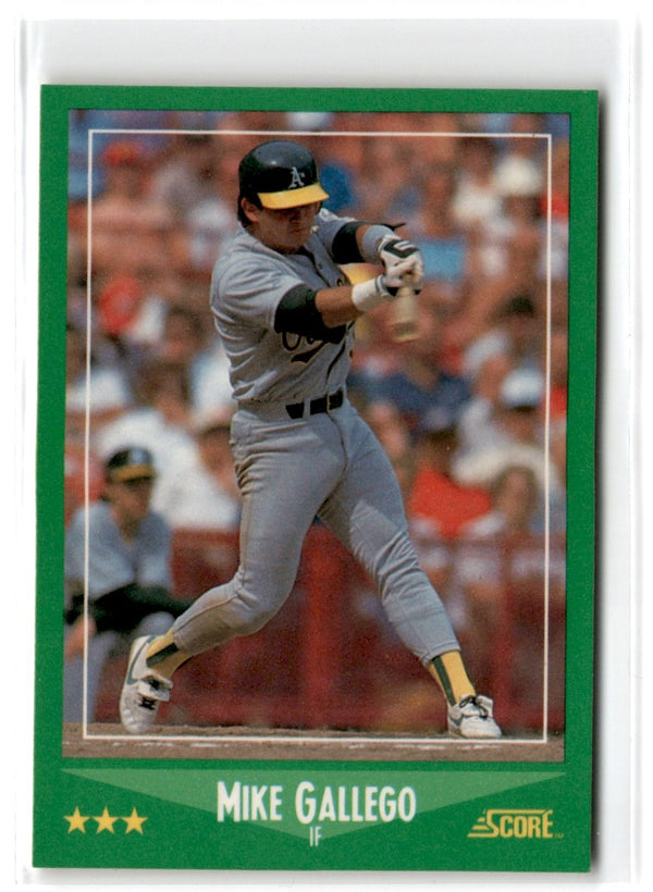 1988 Score Mike Gallego #428