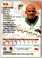 1998 Topps Stadium Club Football Jason Taylor #69