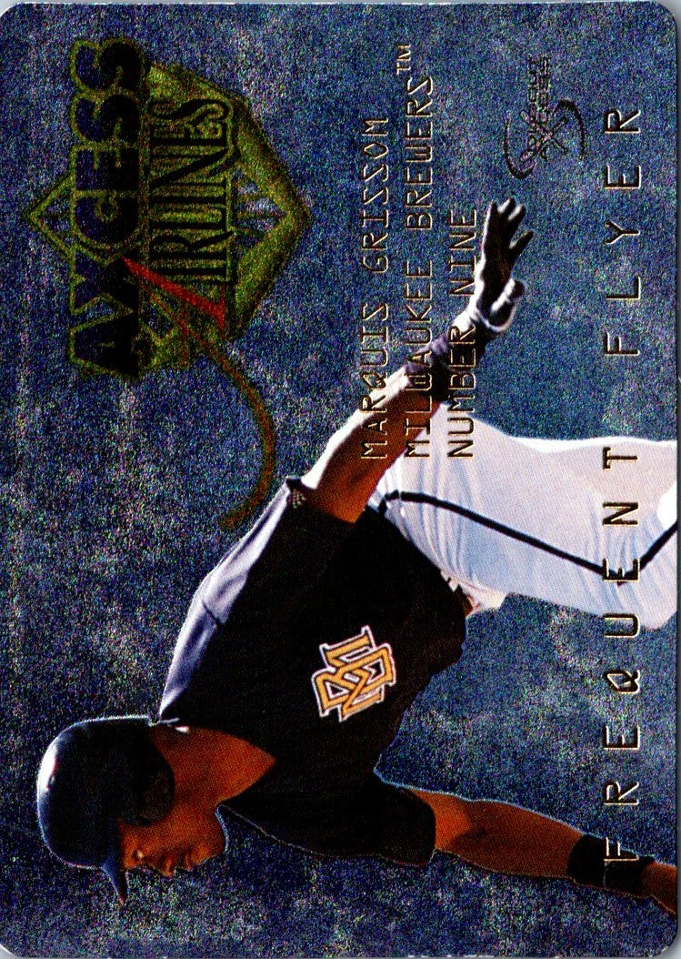 1998 SkyBox Dugout Axcess Frequent Flyers Marquis Grissom