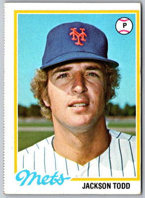 1978 Topps Jackson Todd #481 Rookie