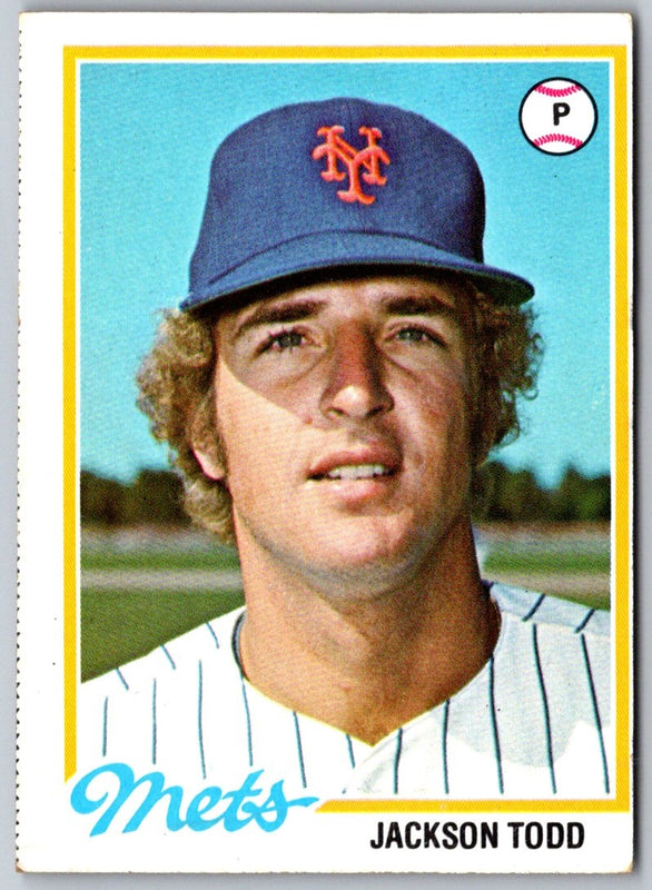 1978 Topps Jackson Todd #481 Rookie