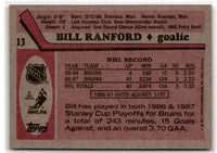 1987 Topps Bill Ranford #13 Rookie
