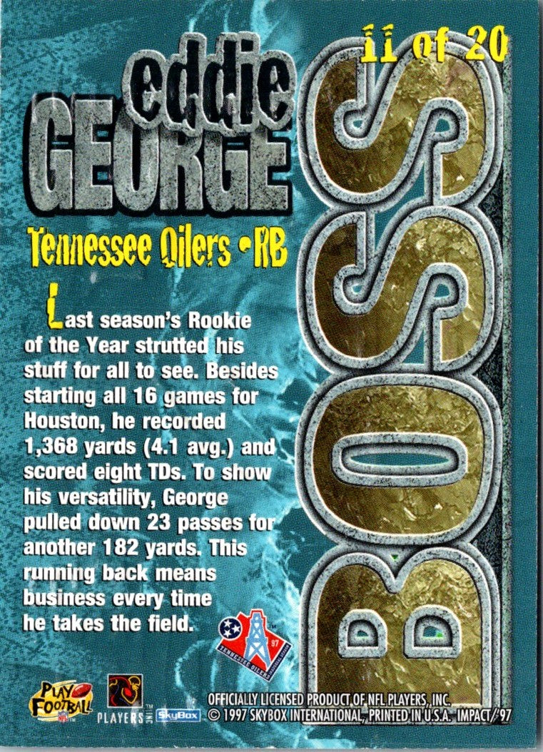 1997 SkyBox Impact Boss Eddie George