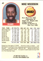 1989 Hoops Mike Woodson #49